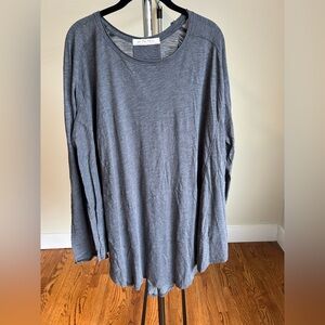 We The Free Charcoal Long Sleeve Tee